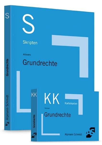 Bundle Altevers, Skript Grundrechte + Sommer, Karteikarten Grundrechte Law