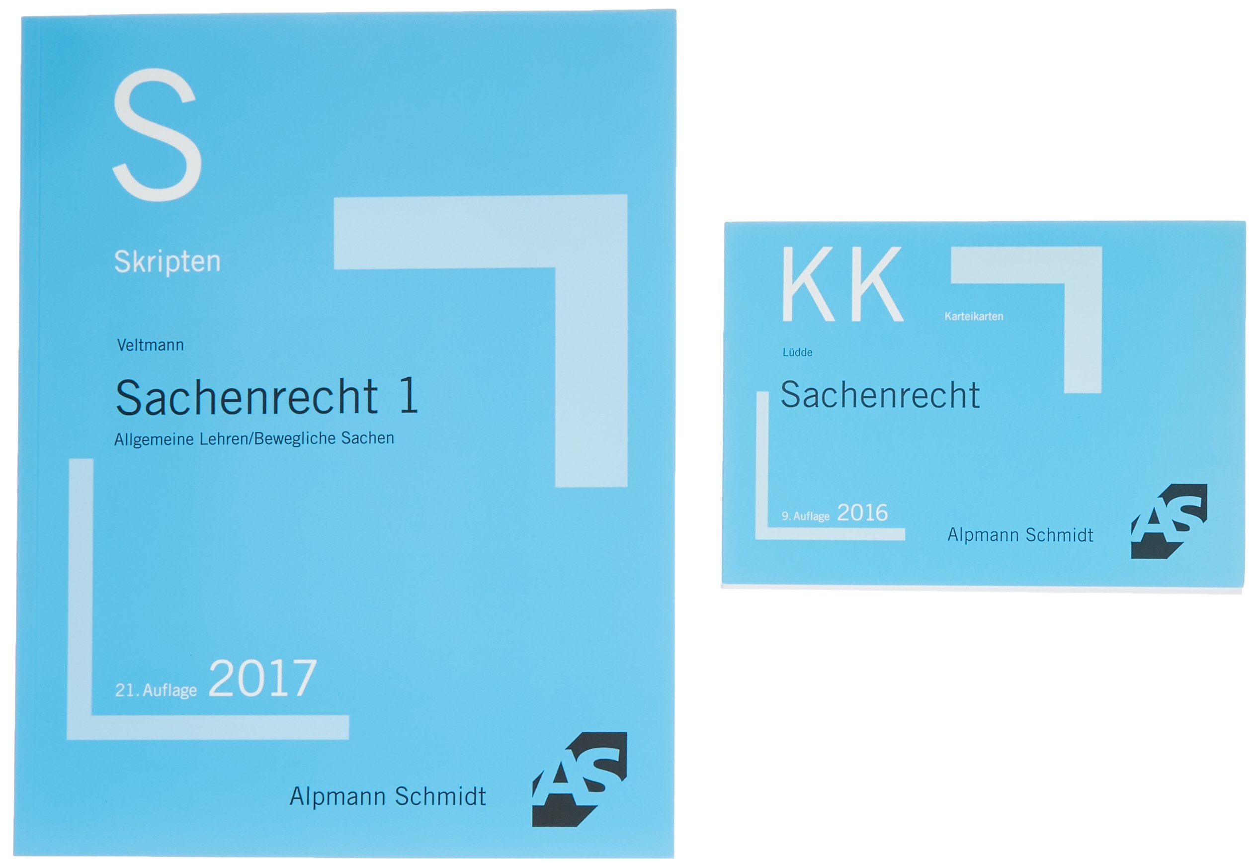 Bundle Veltmann, Skript Sachenrecht 1 + Lüdde, Karteikarten Sachenrecht Law