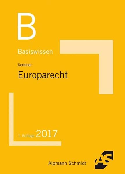 Basiswissen Europarecht Law