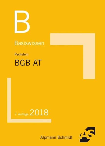 Basiswissen BGB Allgemeiner Teil Law