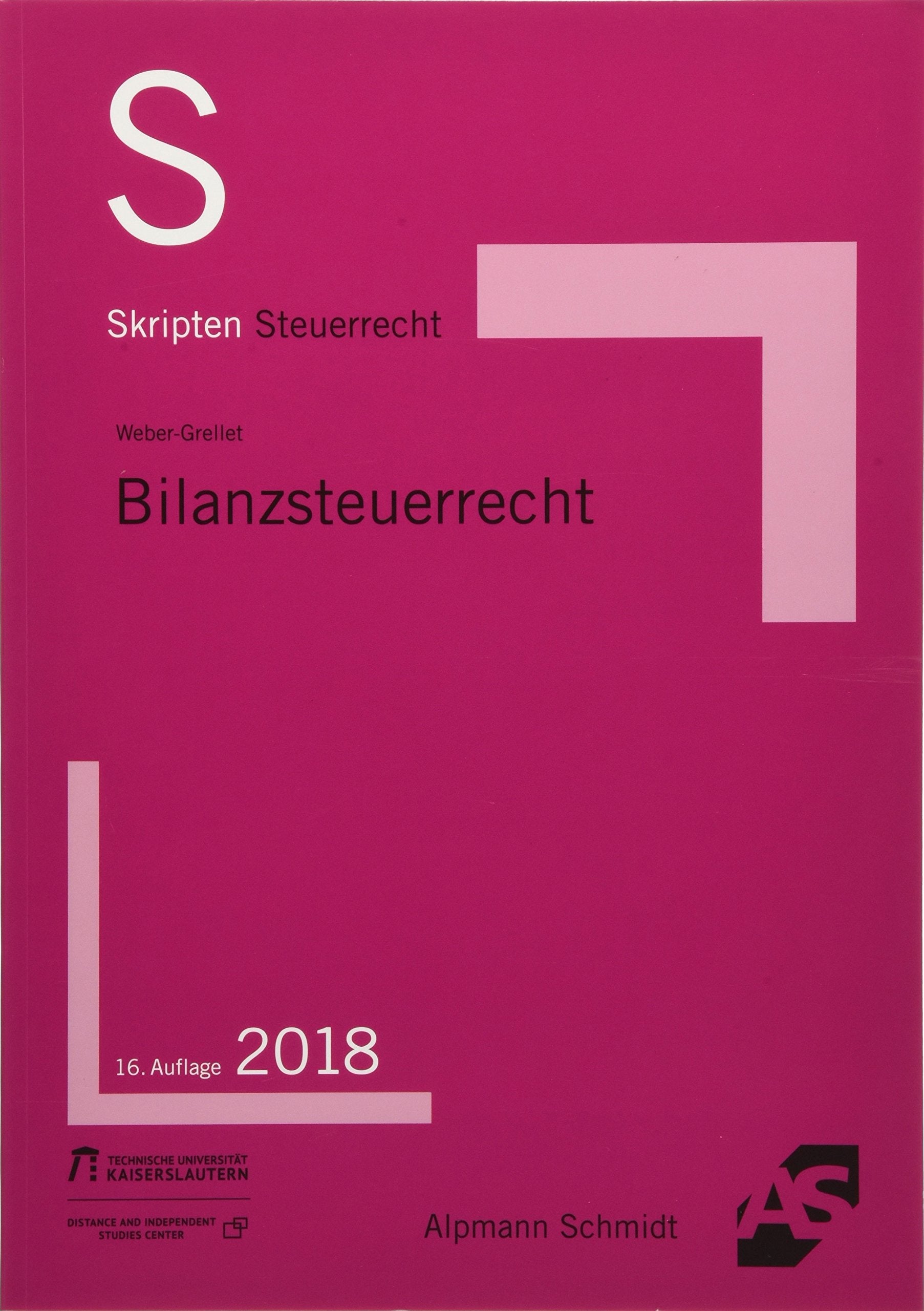 Skript Bilanzsteuerrecht Law