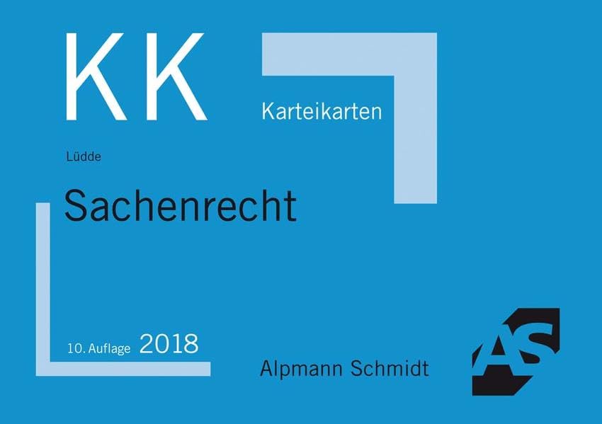 Karteikarten Sachenrecht Law