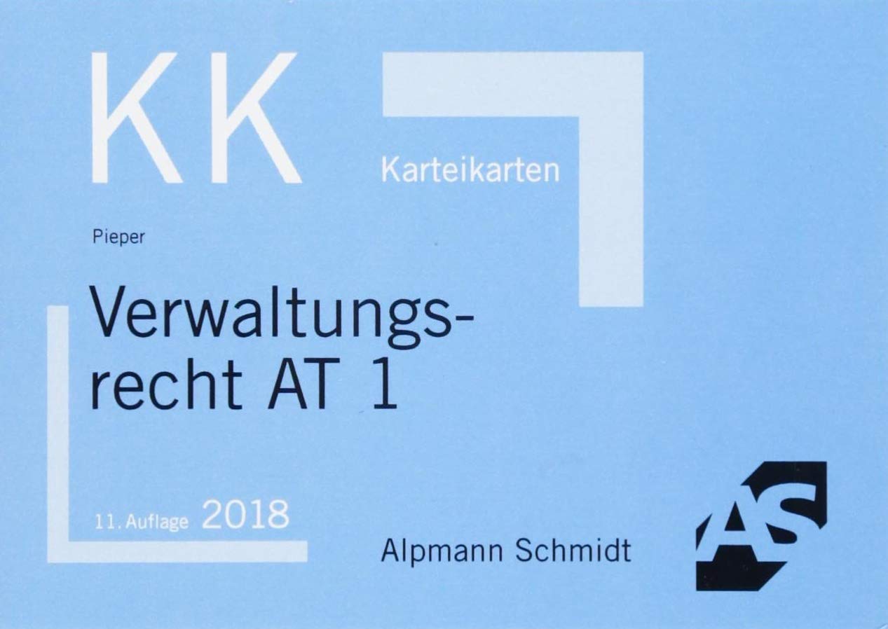 Karteikarten Verwaltungsrecht AT 1 book