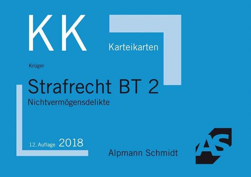 Product Image: Karteikarten Strafrecht BT 2