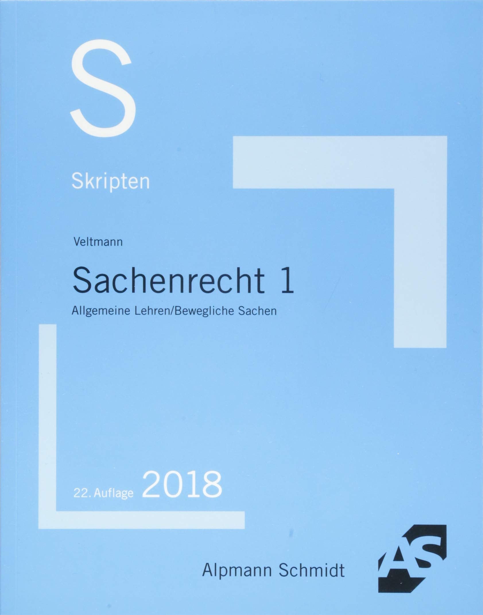 Skript Sachenrecht 1 Law