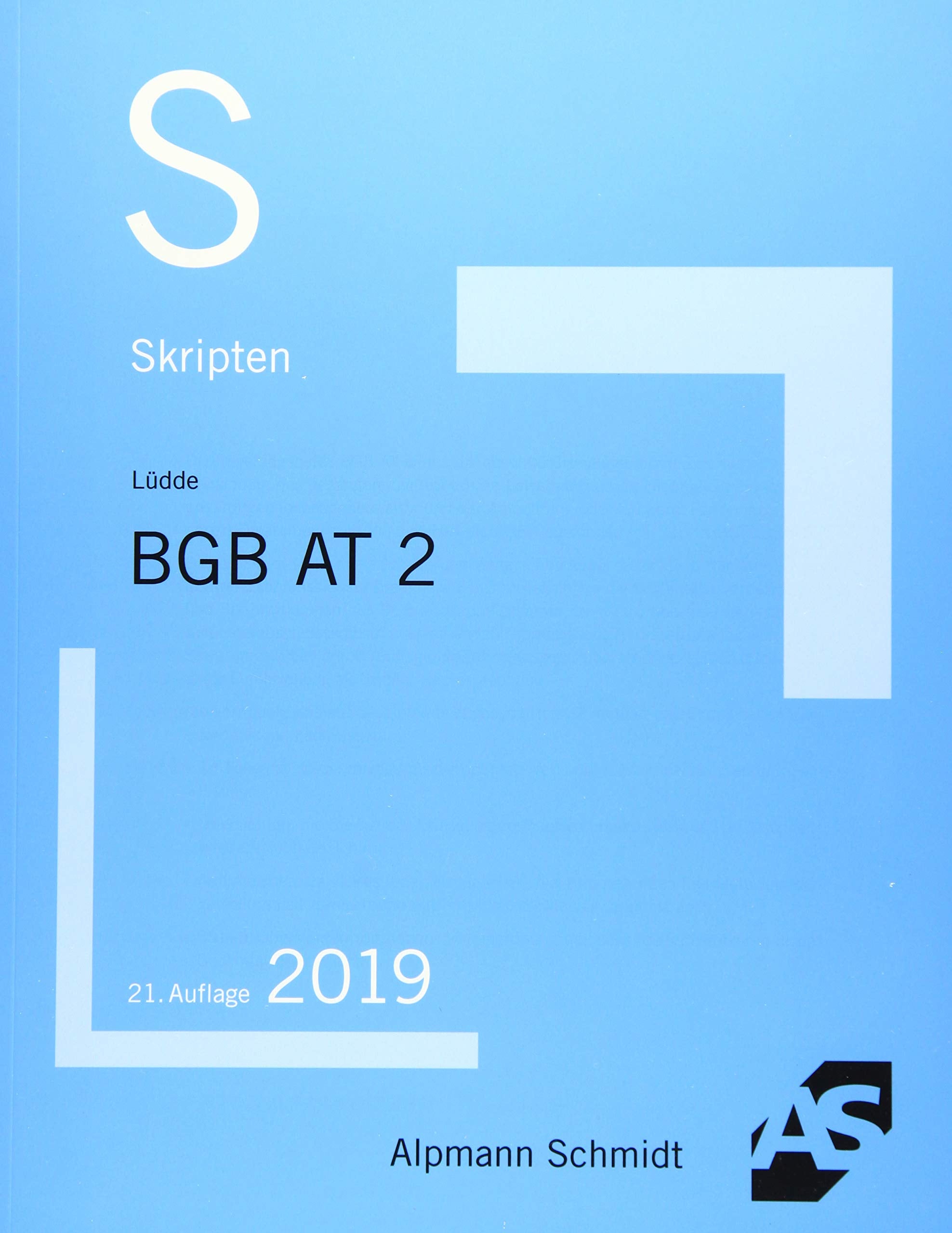 Skript BGB AT 2 Law Books