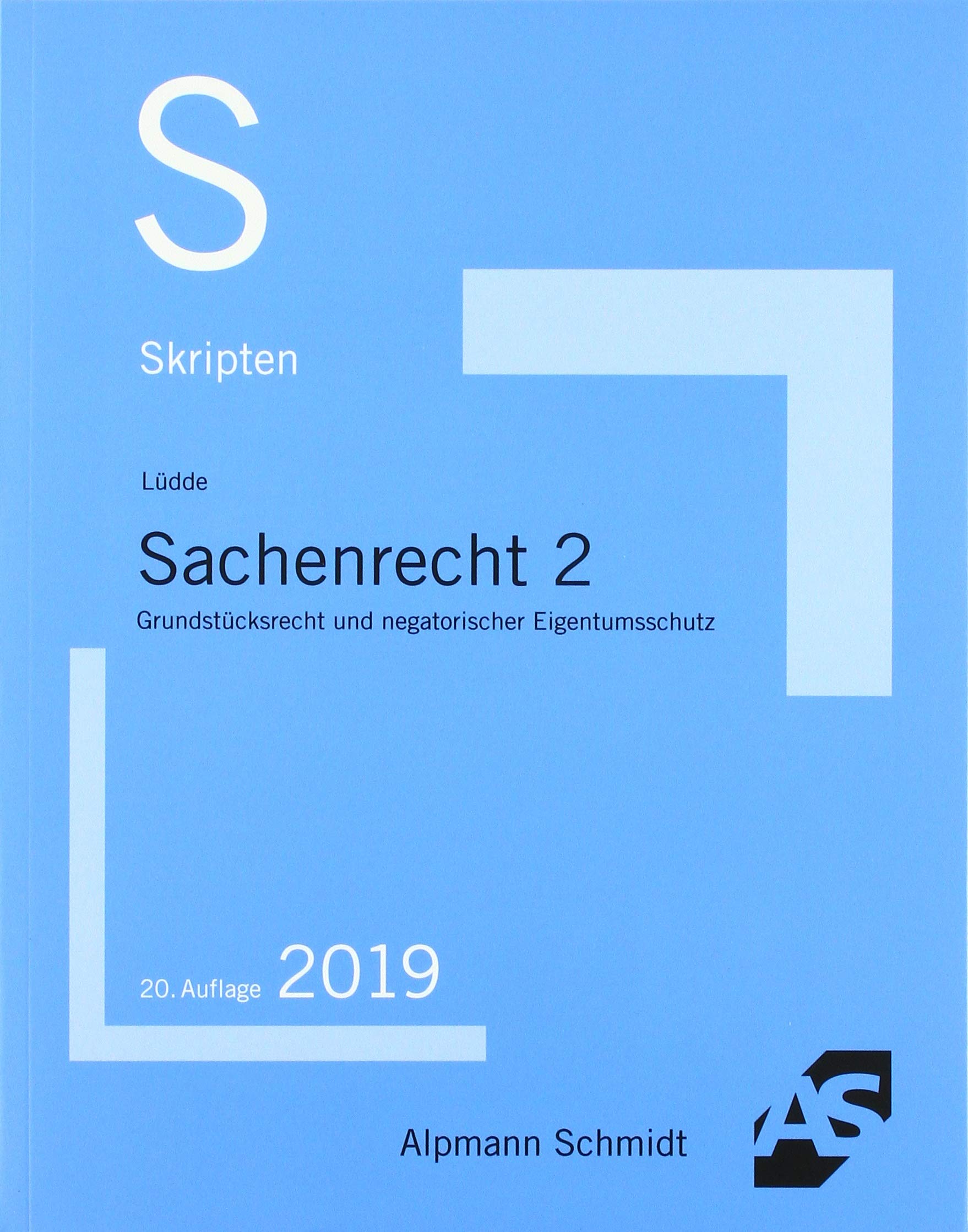 Skript Sachenrecht 2 Law Books