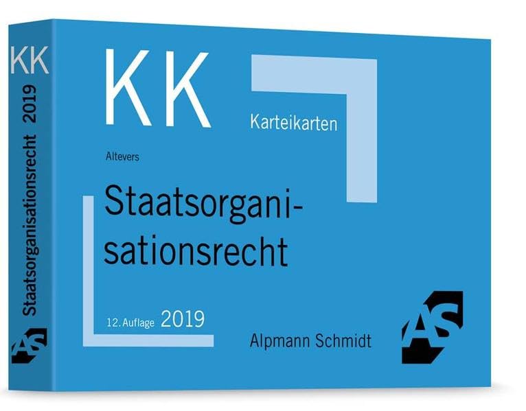 Karteikarten Staatsorganisationsrecht Law