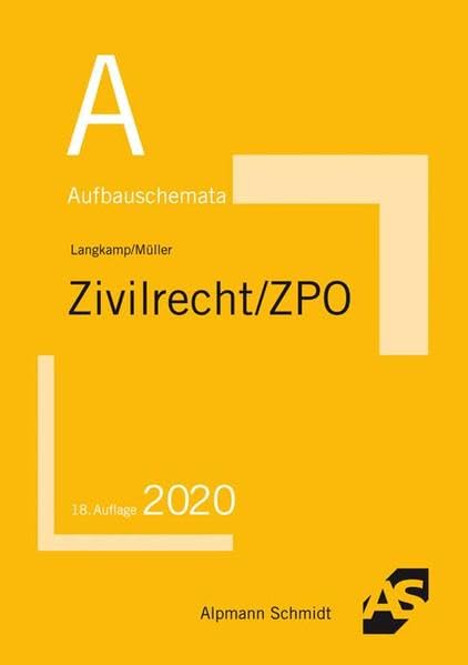 Aufbauschemata Zivilrecht / ZPO Law