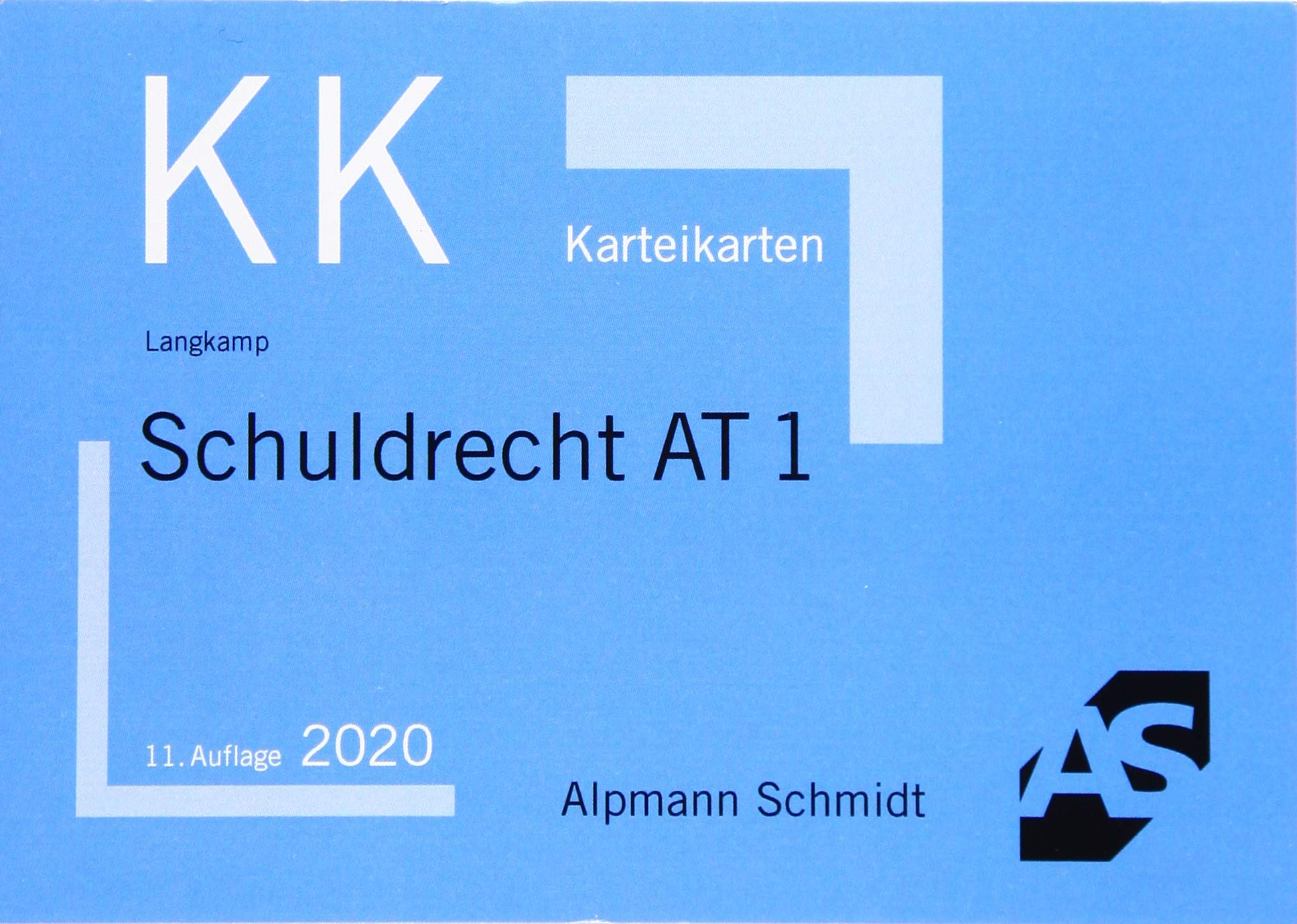Karteikarten Schuldrecht AT 1 Law