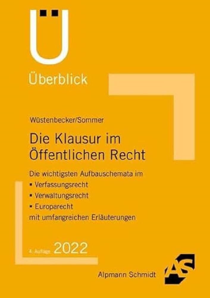 Die Klausur im Öffentlichen Recht book