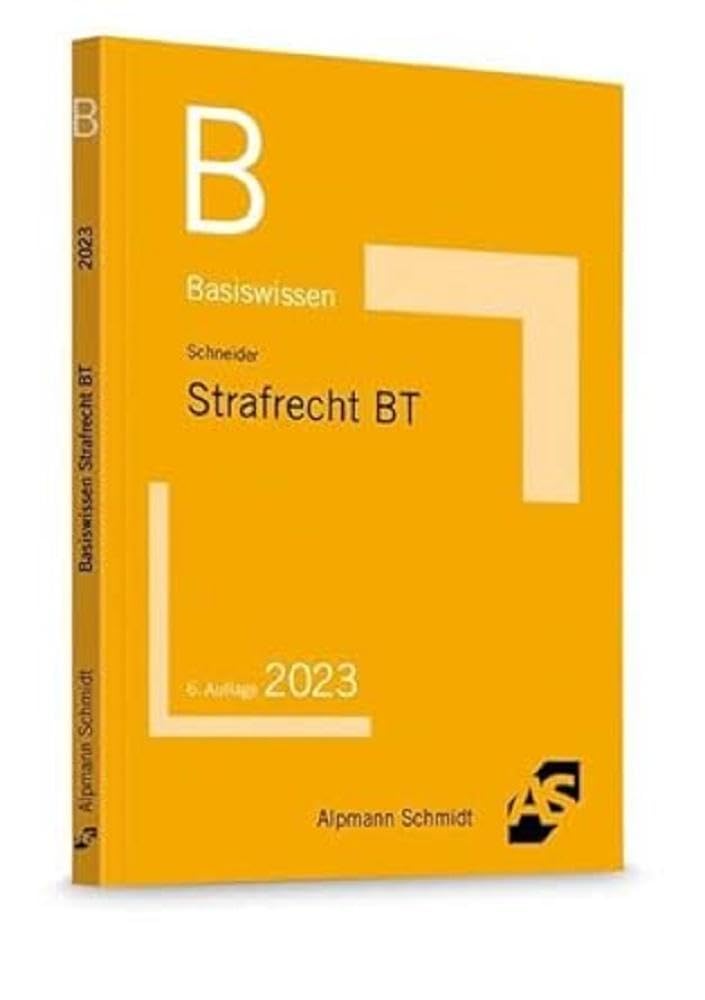 Basiswissen Strafrecht Besonderer Teil Law