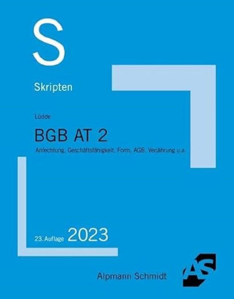 Product Image: Skript BGB AT 2