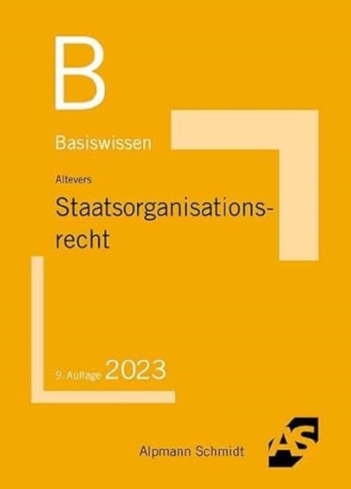 Basiswissen Staatsorganisationsrecht Law