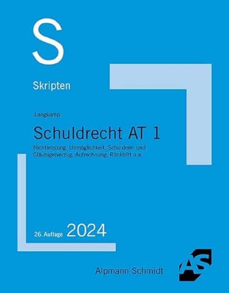 Product Image: Skript Schuldrecht AT 1