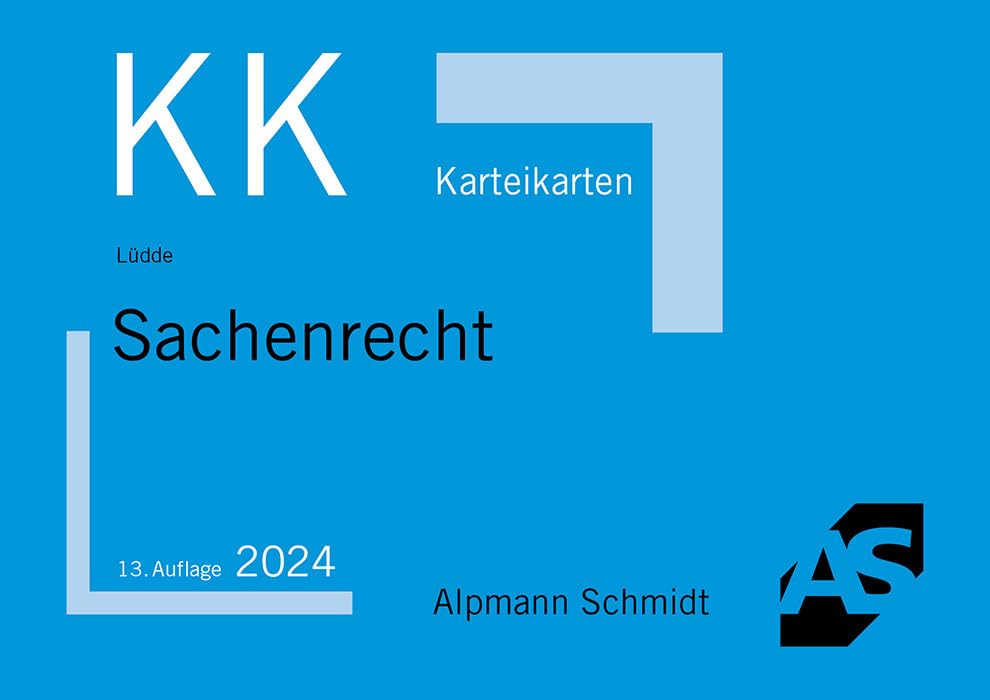Karteikarten Sachenrecht Law