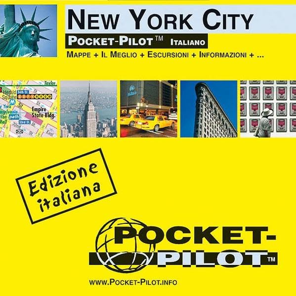 Pocket-Pilot New York City: Einzelkarten: Zentrum, Großraum & Region - Öffentliche Verkehrsmittel - Sehenswürdigkeiten - Ausflüge - Wissenswertes - ... und vieles mehr. Italienische Ausgabe Leisure, Home & Garden