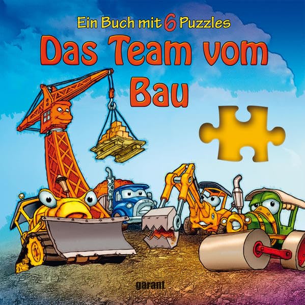 Das Team vom Bau - Puzzlebuch: Ein Buch mit 6 Puzzles Children's books
