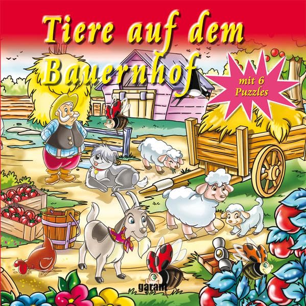 Tiere auf dem Bauernhof Puzzlebuch: Puzzlebuch Children's books