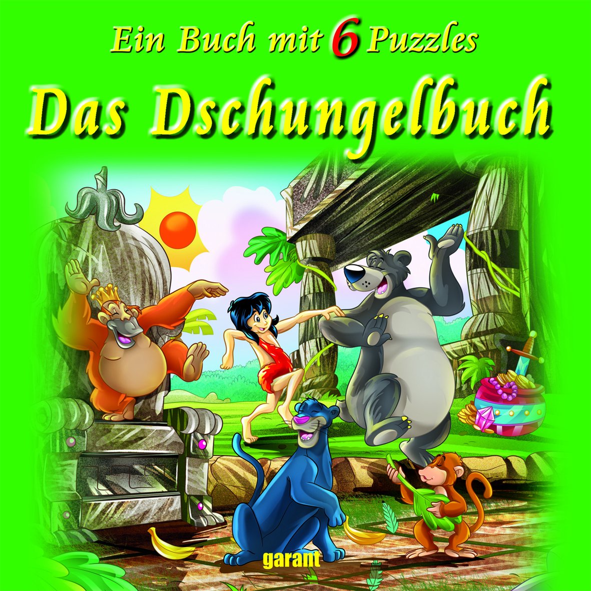 Das Dschungelbuch: Puzzlebuch mit 6 Puzzle Books