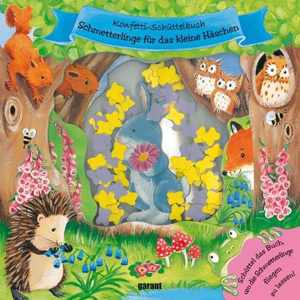 Schmetterlinge für das kleine Häschen: Konfetti Schüttelbuch Children's books