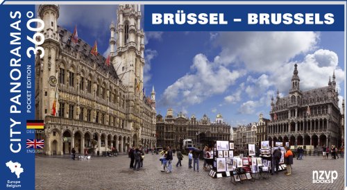 Brussels: City Panoramas 360 (Bilingual -- English/German) book