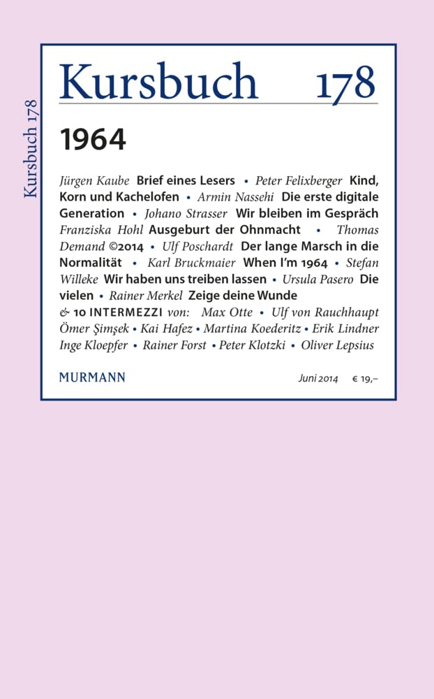 Kursbuch 178 Politics & History books