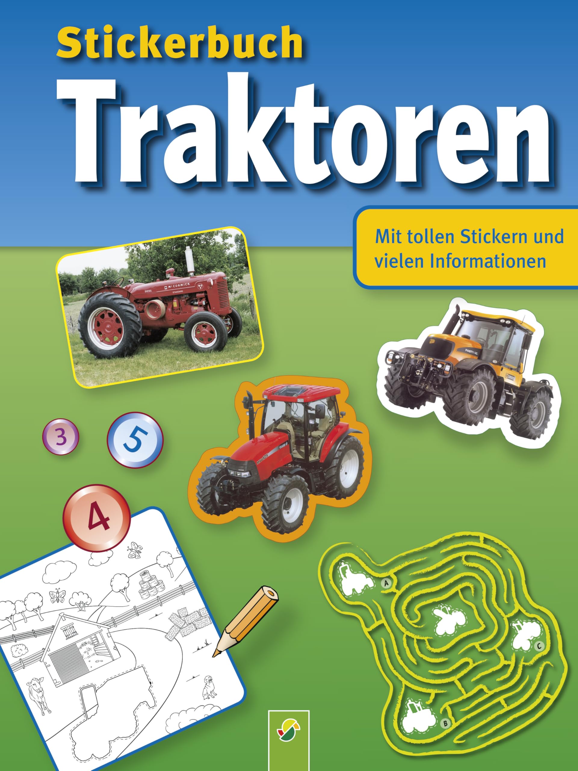 Stickerbuch Traktoren Leisure, Home & Garden Books