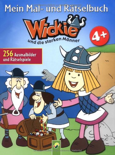 Mein Mal- und Rätselbuch Wickie: 265 Ausmalbilder und Rätselspiele: 256 Ausmalbilder und Rätselspiele Tiptoi & Games