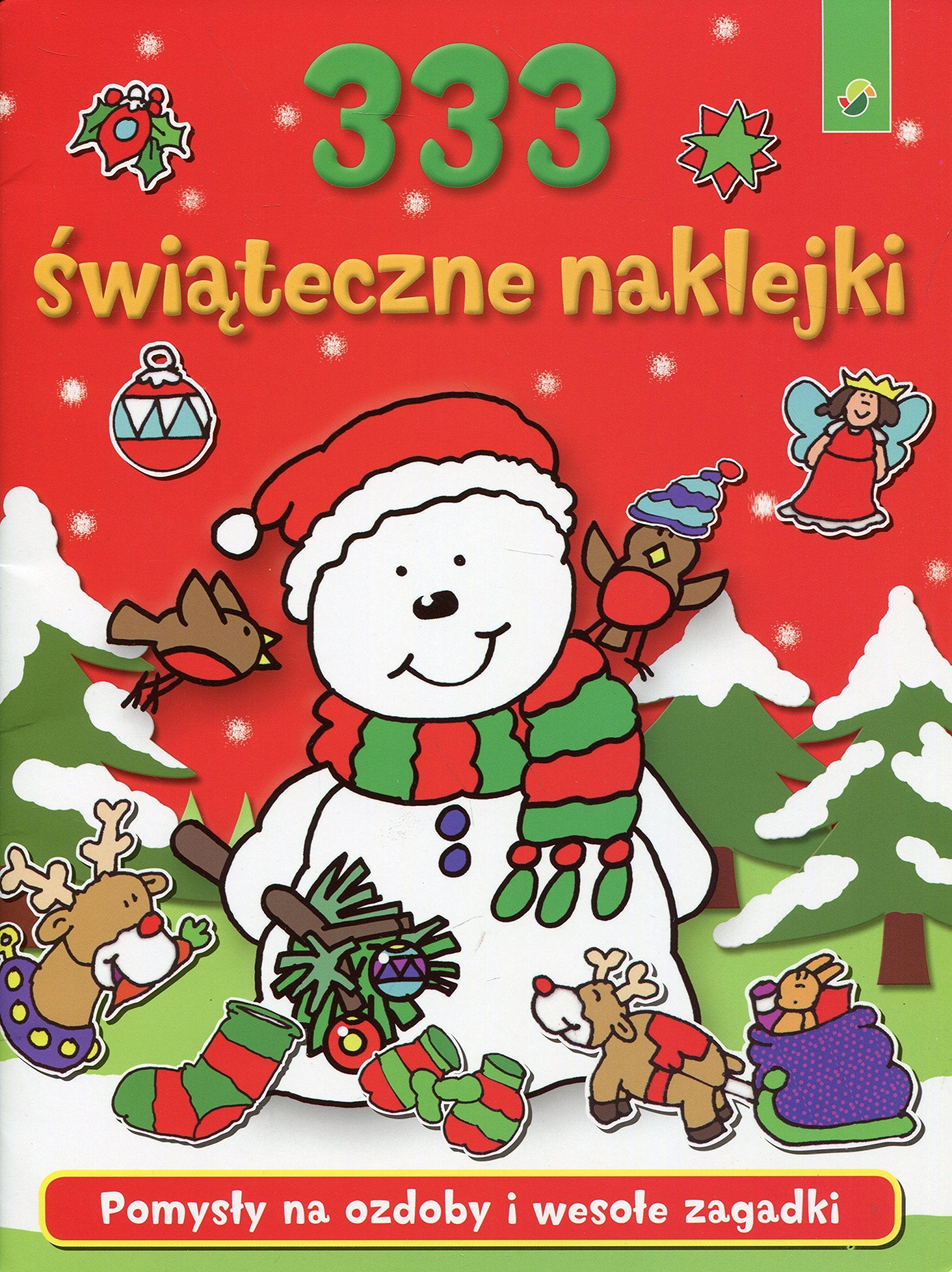 333 Weihnachtssticker (Schneemann): Pomysły na ozdoby i wesołe zagadki Tiptoi & Games