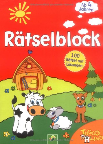Toggolino Rätselblock rot: 100 Rätsel mit Lösungen Tiptoi & Games