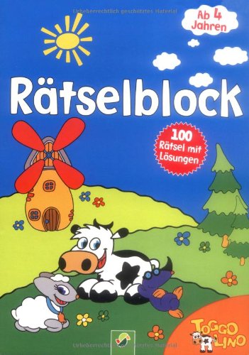 Toggolino Rätselblock blau: 100 Rätsel mit Lösungen Tiptoi & Games