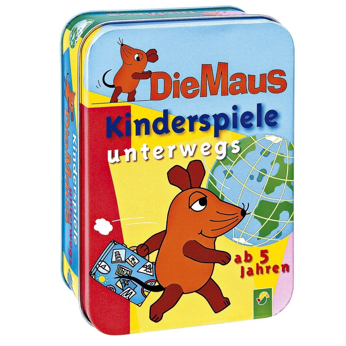 Die Maus. Kinderspiele unterwegs (ab 5 Jahren) Metallbox mit 50 Activity-Karten Non-fiction