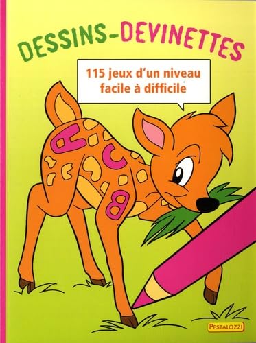 Dessins-devinettes: 115 jeux d'un niveau facile à difficile Books