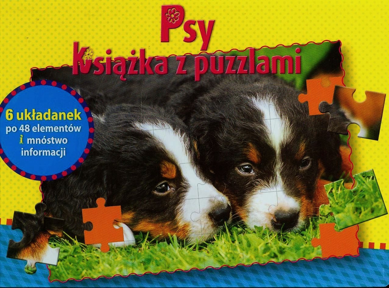 Psy Książka z puzzlami: 6 układanek po 48 elementów i mnóstwo informacji Books