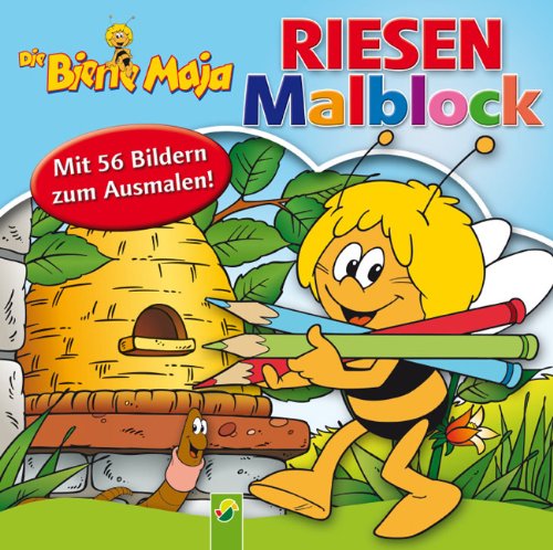 Die Biene Maja - Riesenmalblock: Mit 56 Bildern zum Ausmalen Tiptoi & Games