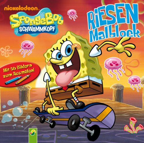 SpongeBob - Riesenmalblock: Mit 56 Bildern zum Ausmalen Tiptoi & Games