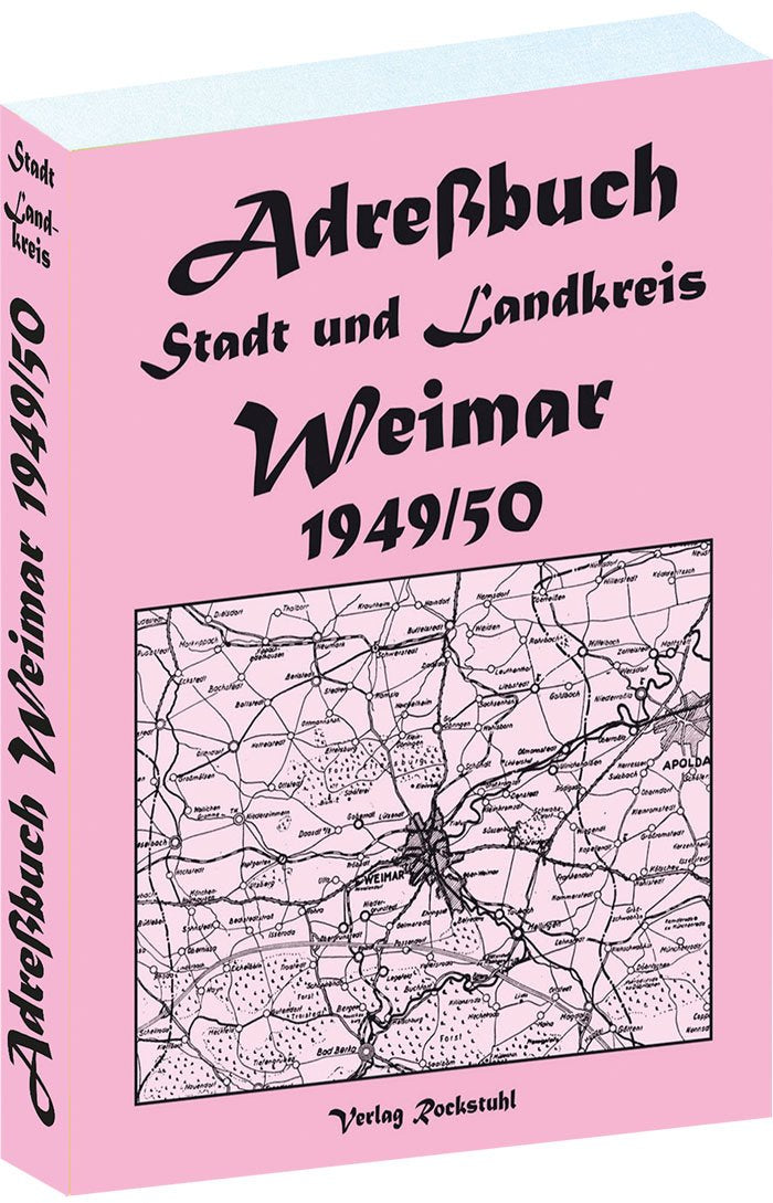 Adreßbuch für Stadt und Landkreis Weimar 1949 book
