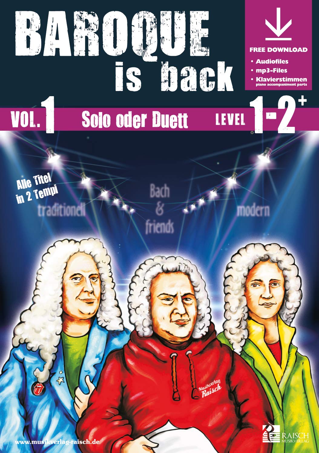 Baroque is back Vol.1 für Klarinette Bb (play-along / Notenheft mit Begleit-CD) Sheet Music