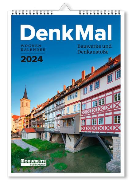 DenkMal Wochenkalender 2024: Bauwerke und Denkanstöße book