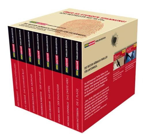 ADAC Motorwelt Thriller-Edition. 8er Box: Das Urteil / Der Afghane / Die 5. Plage / Der Abgrund / Der Engländer / Das zweite Herz / Mitternachtsfalken / Das schwarze Blut Books