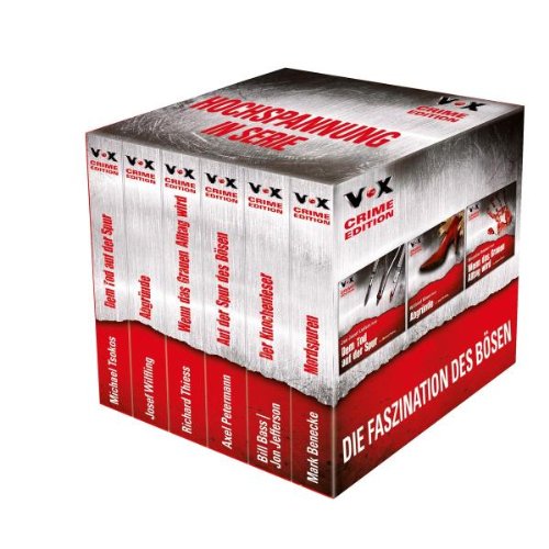 VOX CRIME EDITION-Box. 6 TRUE CRIME-Bestseller im hochwertigen Schuber: Dem Tod auf der Spur / Abgründe / Wenn das Grauen Alltag wird / Auf der Spur des Bösen / Der Knochenleser / Mordspuren, 24 CDs Crime & Thrillers