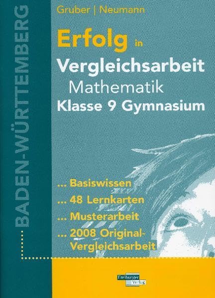 Erfolg in Vergleichsarbeit Mathematik Klasse 9 Gymnasium BaWü Study Guides