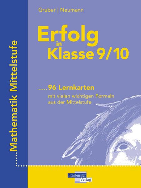 Erfolg in Klasse 9/10 Lernkarten mit vielen wichtigen Formeln aus der Mittelstufe Mathematik book