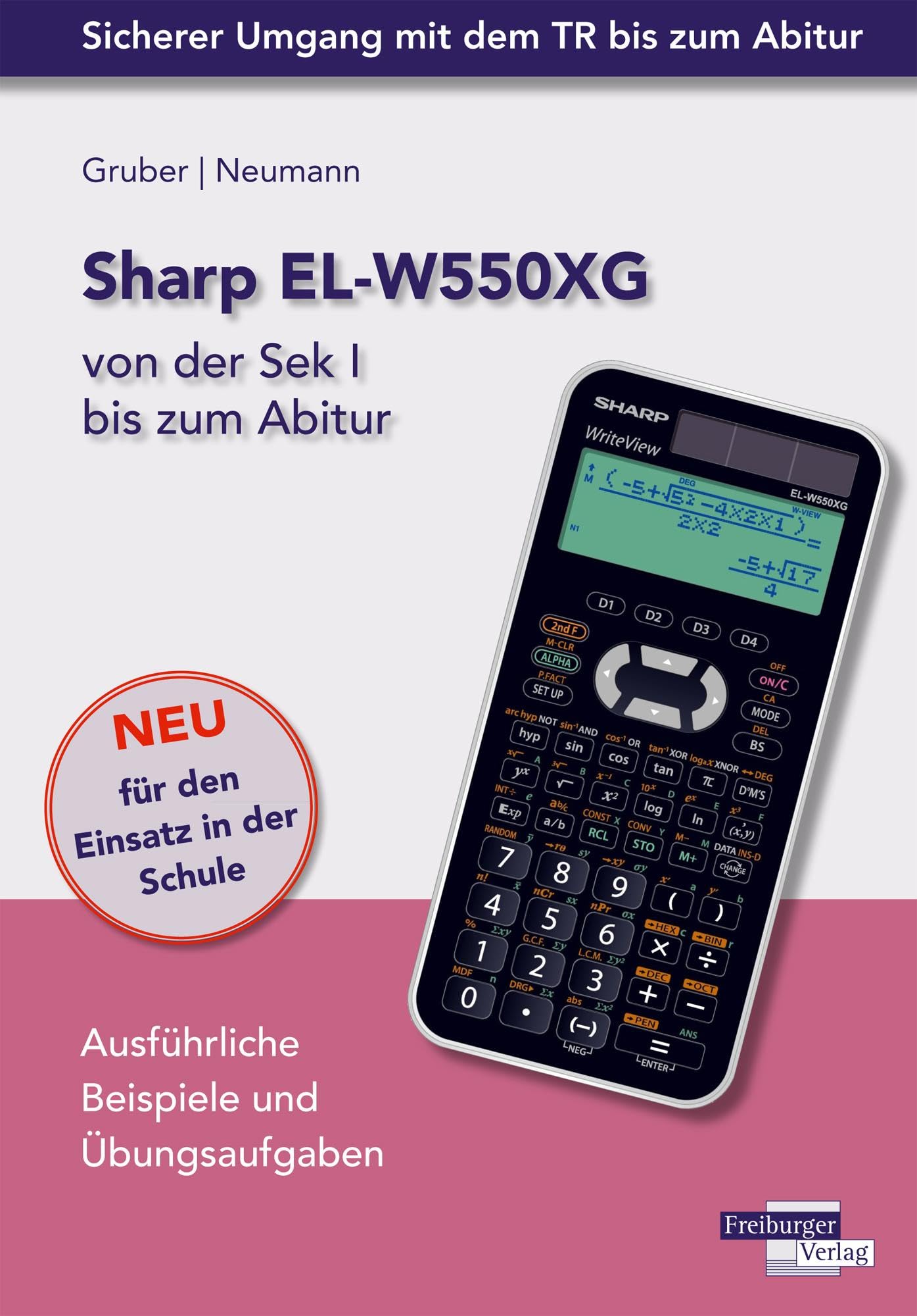 Sharp EL-W550XG von der Sek I bis zum Abitur book