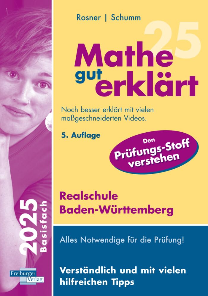 Mathe gut erklärt Realschule Baden-Württemberg Study Guides