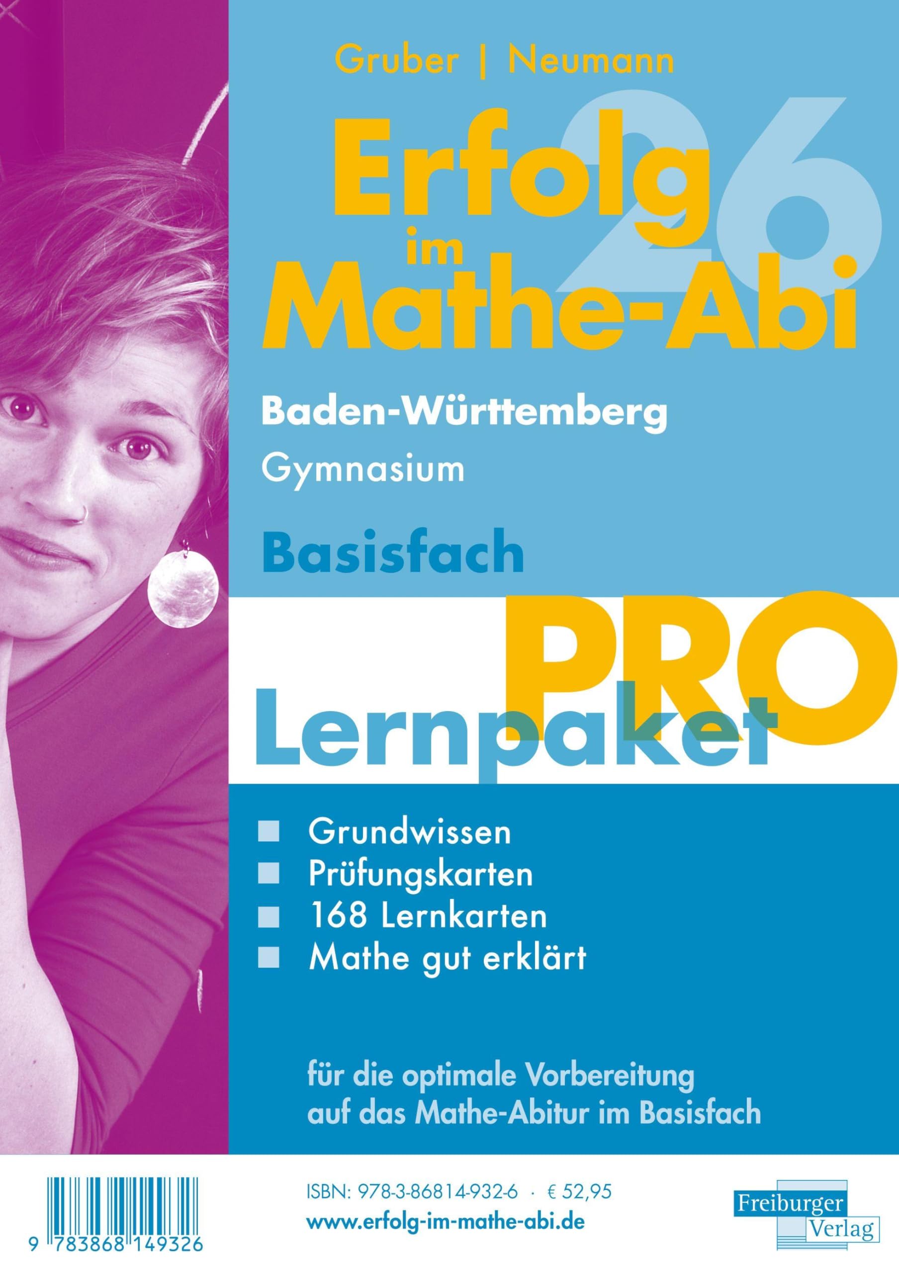 Erfolg im Mathe-Abi 2026 Lernpaket Basisfach 'Pro' Baden-Württemberg Gymnasium Study Guides