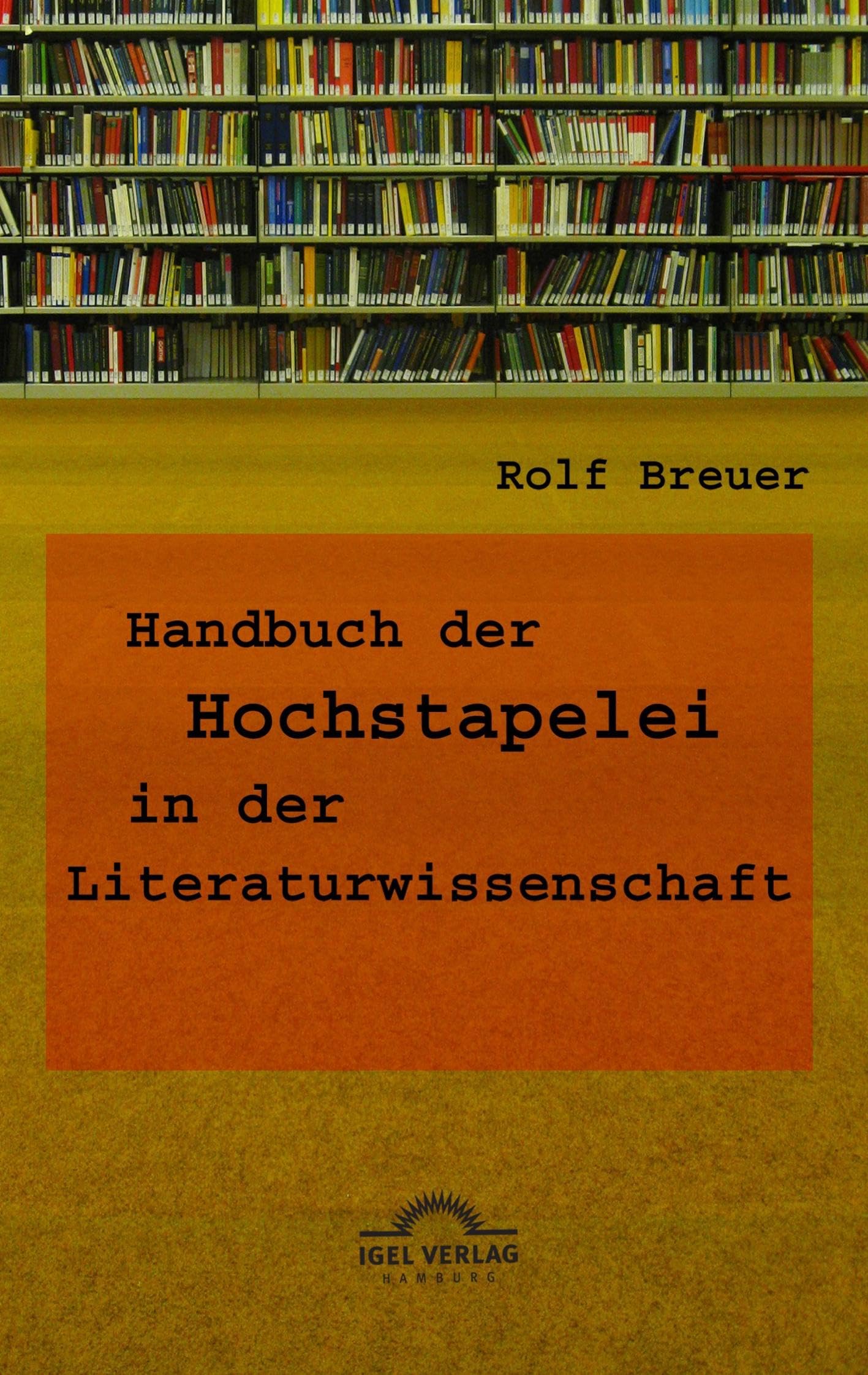 Handbuch der Hochstapelei in der Literaturwissenschaft Contemporary literature