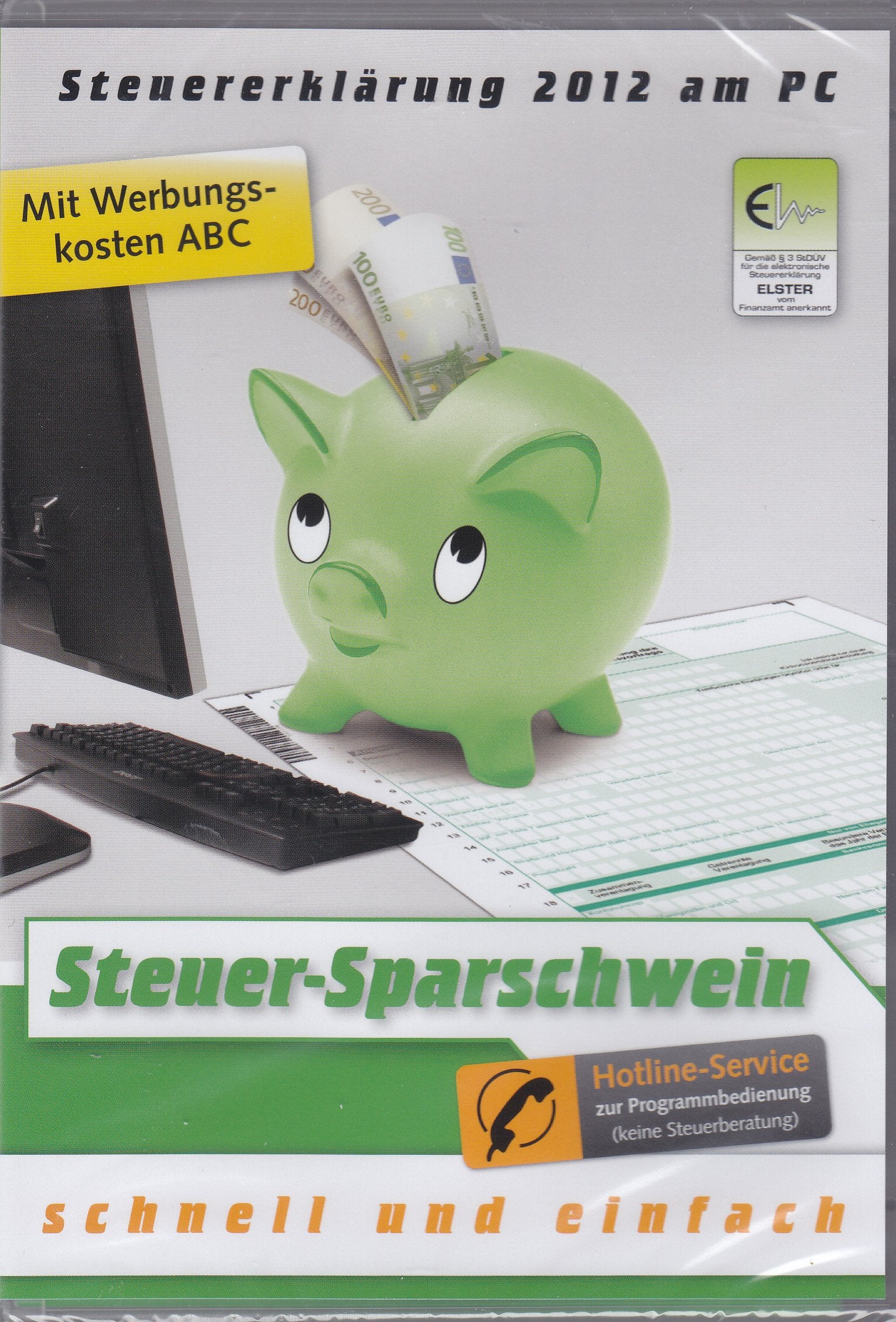 Steuererklärung 2012 Steuer-Sparschwein Software PC... Boek Other software