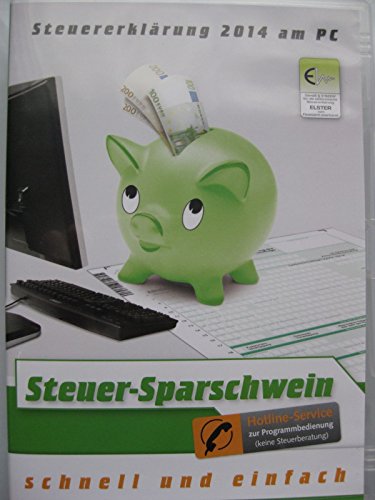 Steuer-Sparschwein 2015 - Für Steuererklärung 2014 Taxes & Bookkeeping